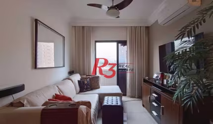 Apartamento à venda, 91 m² por R$ 460.000,00 - Macuco - Santos/SP