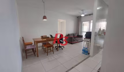 Apartamento com 2 dormitórios à venda, 66 m² por R$ 690.000,00 - José Menino - Santos/SP