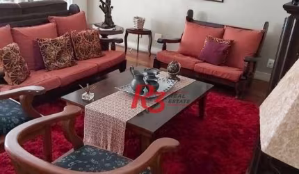 Apartamento com 4 dormitórios à venda, 301 m² por R$ 1.800.000,00 - Boqueirão - Santos/SP