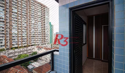 Apartamento com 2 dormitórios à venda, 75 m² por R$ 538.000,00 - Encruzilhada - Santos/SP