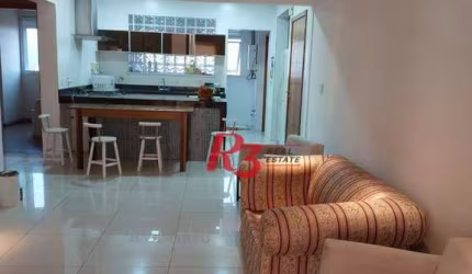 Apartamento, 141 m² - venda por R$ 2.330.000,00 ou aluguel por R$ 16.000,00/mês - Aparecida - Santos/SP