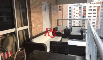 Apartamento com 3 dormitórios à venda, 110 m² por R$ 1.480.000,00 - Gonzaga - Santos/SP