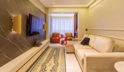 Apartamento à venda, 80 m² por R$ 1.300.000,00 - Boqueirão - Santos/SP