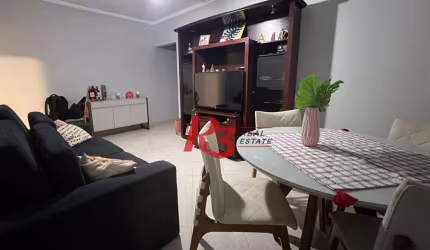 Apartamento à venda, 92 m² por R$ 456.000,00 - Encruzilhada - Santos/SP