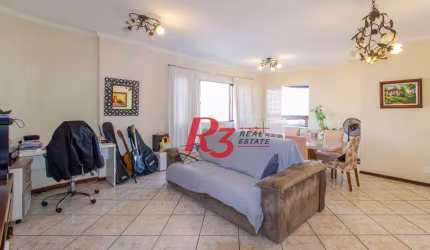 Apartamento com 3 dormitórios à venda, 137 m² por R$ 843.000,00 - Ponta da Praia - Santos/SP