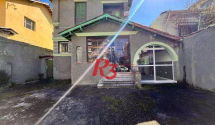 Casa com 3 dormitórios com edícula venda  ou aluguel - Vila Belmiro - Santos