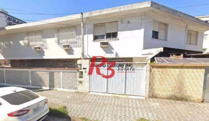 Sobrado, 157 m² - venda por R$ 980.000,00 ou aluguel por R$ 6.250,00/mês - Aparecida - Santos/SP
