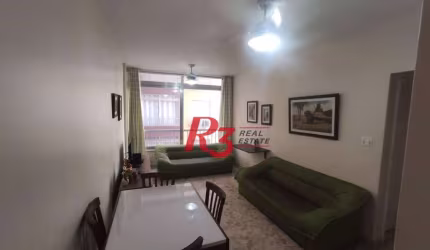 Apartamento à venda, 60 m² por R$ 530.000,00 - Gonzaga - Santos/SP