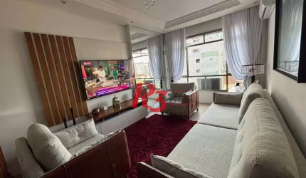 Apartamento com 2 dormitórios à venda, 110 m² por R$ 600.000,00 - Marapé - Santos/SP