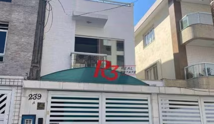 Casa à venda, 130 m² por R$ 1.250.000,00 - Embaré - Santos/SP