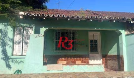 Terreno à venda, 180 m² por R$ 900.000,00 - Embaré - Santos/SP