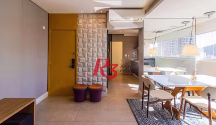 Apartamento à venda, 91 m² por R$ 1.220.000,00 - Gonzaga - Santos/SP