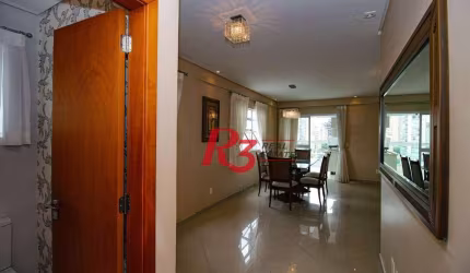 Apartamento à venda, 127 m² por R$ 1.370.000,00 - Pompéia - Santos/SP