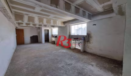Sala para alugar, 51 m² por R$ 2.700,02/mês - Embaré - Santos/SP