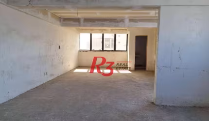 Sala para alugar, 42 m² por R$ 2.500,02/mês - Embaré - Santos/SP