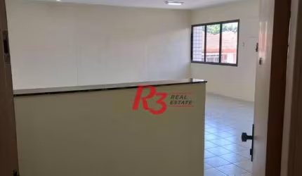 Sala, 50 m² - venda por R$ 295.000,00 ou aluguel por R$ 2.500,00/mês - Vila Matias - Santos/SP