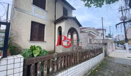 Casa com 3 dormitórios, 148 m² - venda por R$ 950.000,00 ou aluguel por R$ 6.031,25/mês - Vila Belmiro - Santos/SP