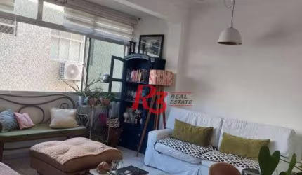 Apartamento à venda, 82 m² por R$ 345.000,00 - José Menino - Santos/SP