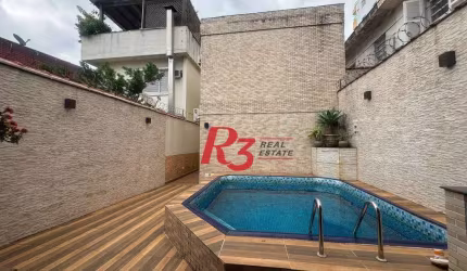 Casa com 4 dormitórios à venda, 170 m² por R$ 1.395.000,00 - Campo Grande - Santos/SP