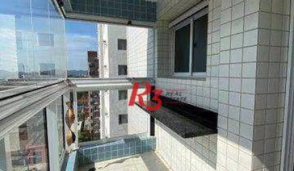 Apartamento com 1 Quarto à venda, 56 m² por R$ 575.000 - Boqueirão - Santos/SP