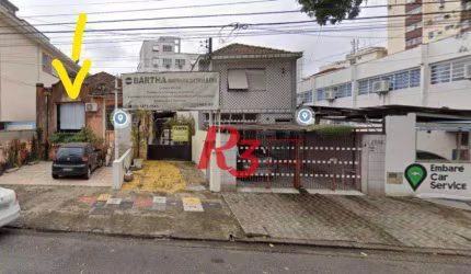 Terreno à venda, 420 m² por R$ 2.000.000,00 - Aparecida - Santos/SP