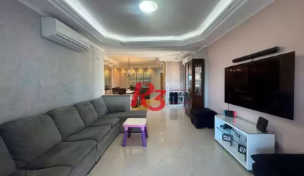 Apartamento com 3 dormitórios à venda, 160 m² por R$ 1.200.000,00 - Ponta da Praia - Santos/SP