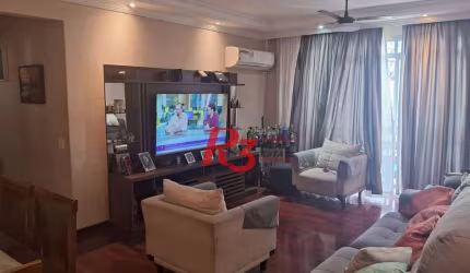 Apartamento com 3 dormitórios à venda, 110 m² por R$ 680.000,00 - Campo Grande - Santos/SP