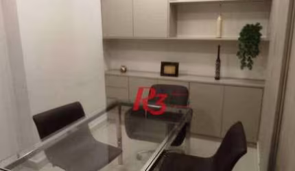 Sala para alugar, 45 m² por R$ 3.500,00/mês - Marapé - Santos/SP