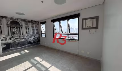 Sala, 46 m² - venda por R$ 280.000,00 ou aluguel por R$ 2.800,00/mês - Macuco - Santos/SP