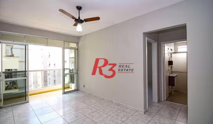 Apartamento com 1 quarto para alugar, 65 m² por R$ 3.870/mês - Boqueirão - Santos/SP