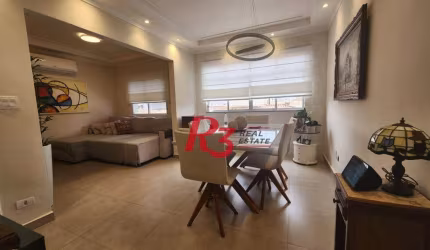 Apartamento à venda, 101 m² por R$ 640.000,00 - Campo Grande - Santos/SP