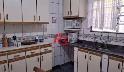 Sobrado com 3 dormitórios à venda, 120 m² por R$ 480.000,00 - Chico de Paula - Santos/SP