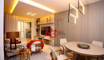 Apartamento com 3 quartos à venda, 125 m² por R$ 2.250.000 - Aparecida - Santos/SP