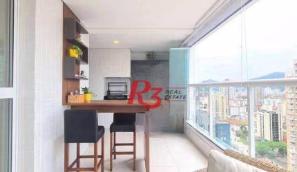 Apartamento à venda, 108 m² por R$ 1.940.000,00 - Gonzaga - Santos/SP