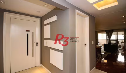 Apartamento com 4 suítes à venda, 266 m² por R$ 2.500.000 - Boqueirão - Santos/SP