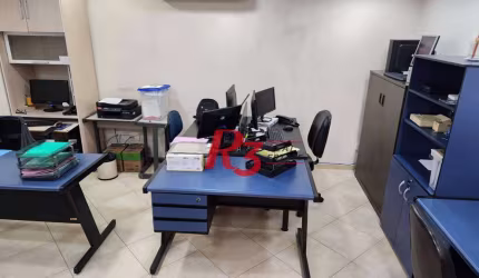 Sala à venda, 74 m² por R$ 230.000,00 - Centro - Santos/SP