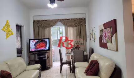 Apartamento com 2 dormitórios à venda, 73 m² - Embaré - Santos/SP