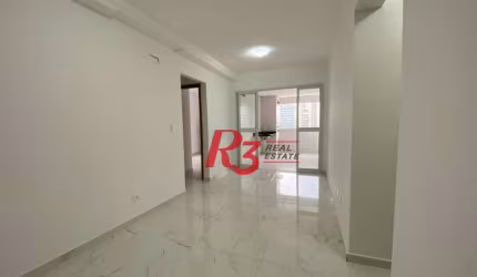 Apartamento para alugar, 69 m² por R$ 5.300,00/mês - Boqueirão - Santos/SP