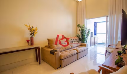 Apartamento com 2 dormitórios à venda, 114 m² por R$ 1.650.000,00 - Pompéia - Santos/SP