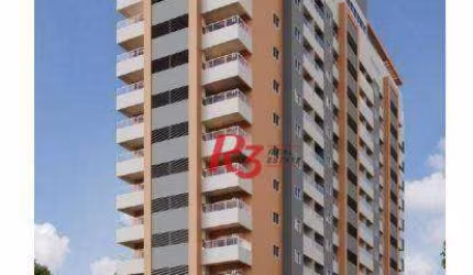 Apartamento novo, com 1 quarto, à venda, 48 m²  1 vaga - Centro - São Vicente/SP