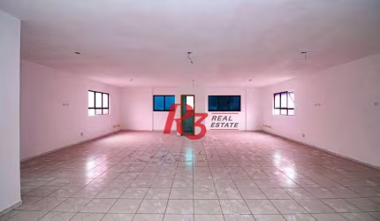 Sala para alugar, 115 m² por R$ 4.400,02/mês - Vila Mathias - Santos/SP