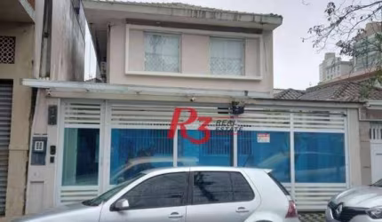 Sobrado com 4 dormitórios à venda, 245 m² por R$ 1.338.000,00 - Ponta da Praia - Santos/SP