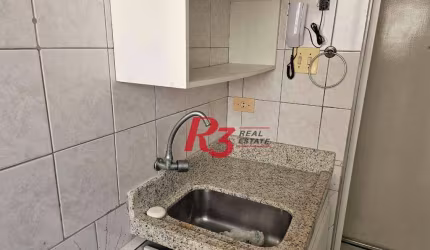 Kitnet à venda, 41 m² por R$ 395.000,00 - Gonzaga - Santos/SP