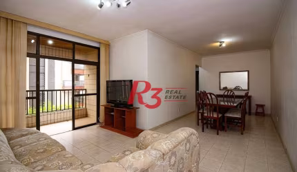 Apartamento à venda, 115 m² por R$ 1.160.000,00 - Gonzaga - Santos/SP