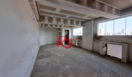 Sala para alugar, 51 m² por R$ 2.500,02/mês - Embaré - Santos/SP