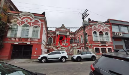 R3 REAL ESTATE ALUGA PARA FINS COMERCIAIS! Sobrado com 1864 m² por R$ 45.000/mês - Paquetá - Santos/SP