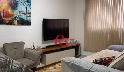 Apartamento à venda, 55 m² por R$ 278.000,00 - Macuco - Santos/SP