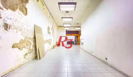 Salão para alugar, 70 m² - Centro - Santos/SP