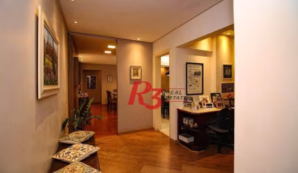 Apartamento, 130 m² - venda por R$ 749.000,00 ou aluguel por R$ 6.050,00/mês - Ponta da Praia - Santos/SP