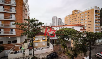 Apartamento com 2 dormitórios para alugar, 74 m² por R$ 3.000,02/mês - Campo Grande - Santos/SP